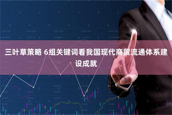 三叶草策略 6组关键词看我国现代商贸流通体系建设成就