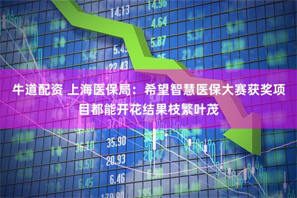 牛道配资 上海医保局：希望智慧医保大赛获奖项目都能开花结果枝繁叶茂