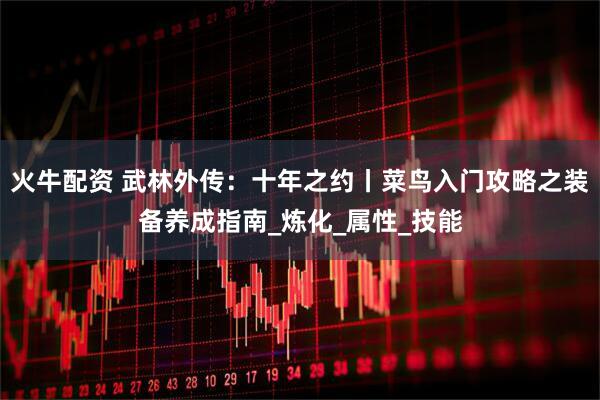 火牛配资 武林外传：十年之约丨菜鸟入门攻略之装备养成指南_炼化_属性_技能