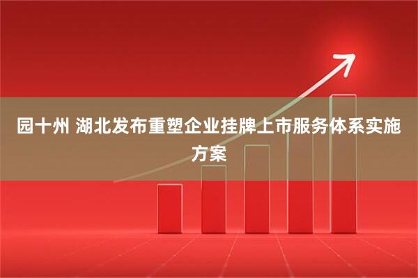 园十州 湖北发布重塑企业挂牌上市服务体系实施方案